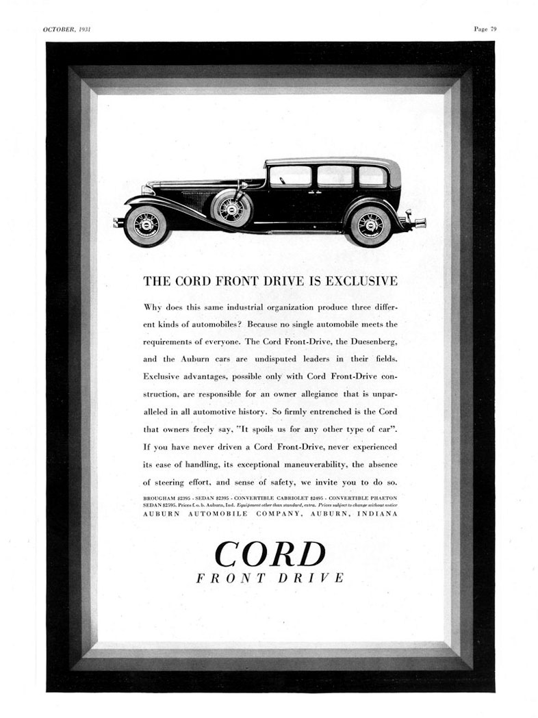 1931 Cord 10